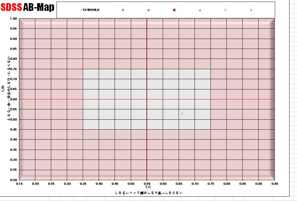 SDSS AB-Map T/C 0.66 C/B 0.53 안정 구간 AI FLEX 38g